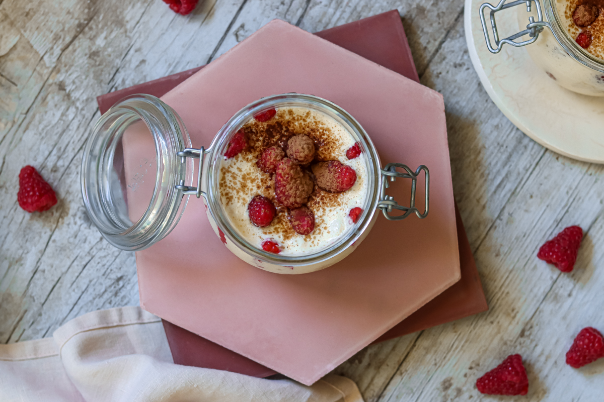 Recette de tiramisu aux framboises