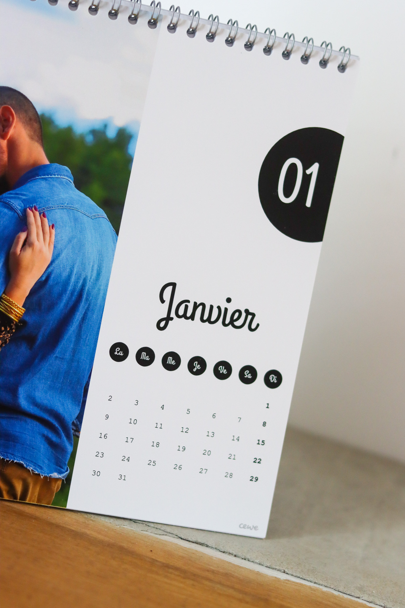 Calendrier de bureau CEWE